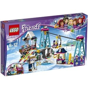 New! LEGO Friends Snow Resort Ski Lift set (41324) Heart Lake Glitter Ski Resort